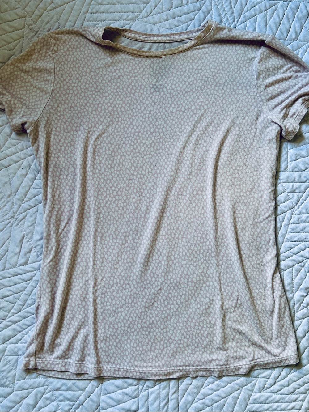 Nine West Light Pink T-Shirt With White Dots